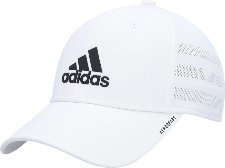 St. Louis Blues adidas Local Coach Flex Hat - White