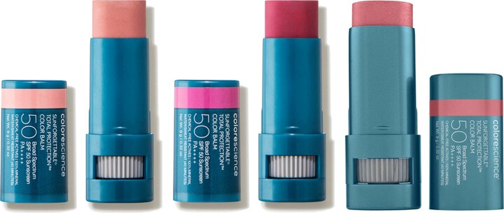 Colorescience Sunforgettable Total Protection Color Balm SPF50 Trio ($126 Value)- Berry, Blush & Pink Sky