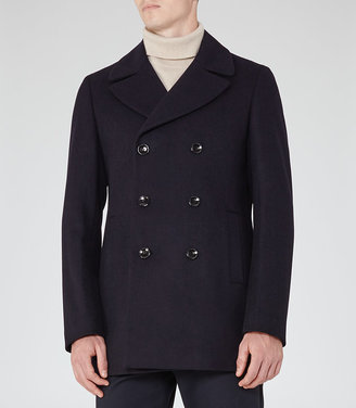 Reiss Bravo Double-Breasted Peacoat