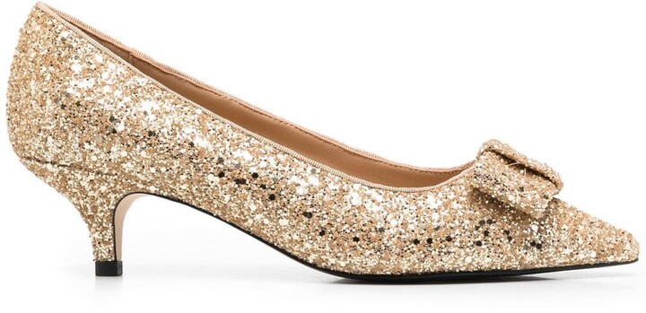Womens Gold Glitter Heels | ShopStyle CA