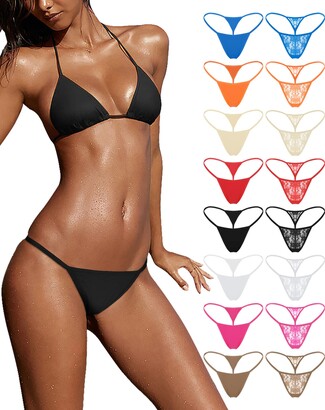 EVERYTHING CROPOVER Low Rise Skintone G String No-Show Thong Panty  Underwear for Black and Brown Skin Women