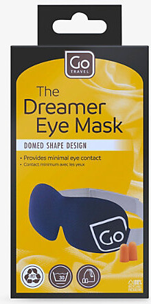 Go Travel Navy Grey The Dreamer Eye Mask