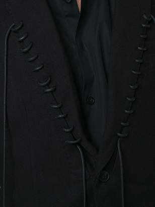 Haider Ackermann lace detail blazer