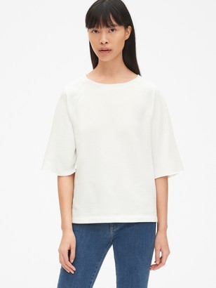 Gap Vintage Soft Elbow-Sleeve Raglan Sweatshirt