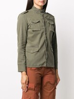 Thumbnail for your product : Anine Bing Stand-Up Collar Military Jacket