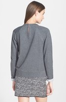 Thumbnail for your product : Nordstrom Robbi & Nikki Floral Quilted Front Sweatshirt Exclusive)