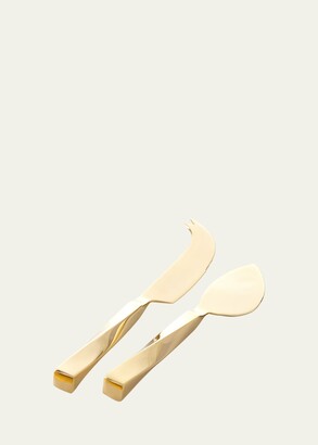 AERIN Leon Cheese Knives, Set of 2