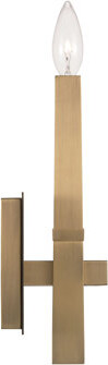 Mercer41 Kosma 1 - Light Steel Candle Wall Light
