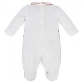 Thumbnail for your product : MonnaLisa Cream Babygrow with Red Trims