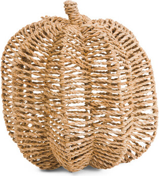 TJMAXX 14In Open Weave Pumpkin Decor