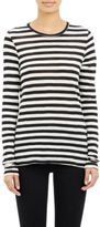 Thumbnail for your product : Proenza Schouler Women's Stripe Slub Jersey T-shirt-BLACK