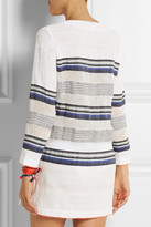 Thumbnail for your product : Lemlem Rucha striped cotton-blend gauze tunic