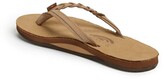 Thumbnail for your product : Rainbow 'Flirty' Braided Leather Flip Flop