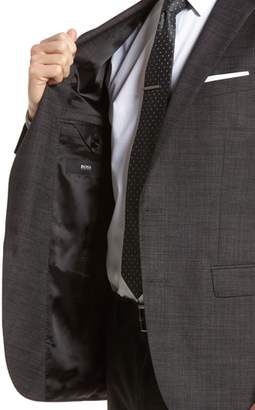 BOSS Novan/Ben Trim Fit Solid Wool Suit