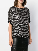 Thumbnail for your product : P.A.R.O.S.H. Sequin-Trim Top