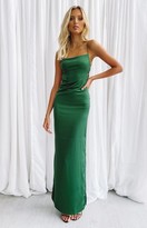 Thumbnail for your product : The Edit Manhattan Slip Formal Dress Emerald