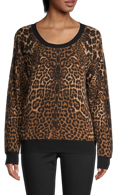 Cashmere printed sweater Clearance