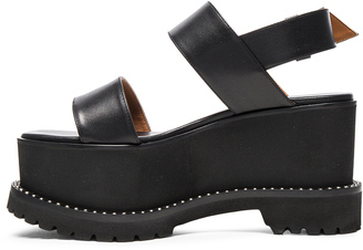 Givenchy Leather Ursa Flatform Sandals