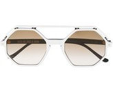 Thumbnail for your product : Cutler & Gross Oversized Geometric Frame Sunglasses