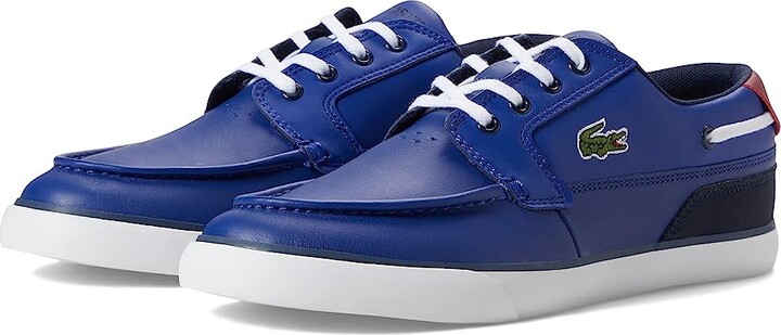 Lacoste Bayliss Deck 222 1 CMA Sneaker (Blue/White) Men's Shoes - ShopStyle