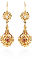 Thumbnail for your product : Doyle & Doyle Victorian Ruby And Diamond Drop Earrings