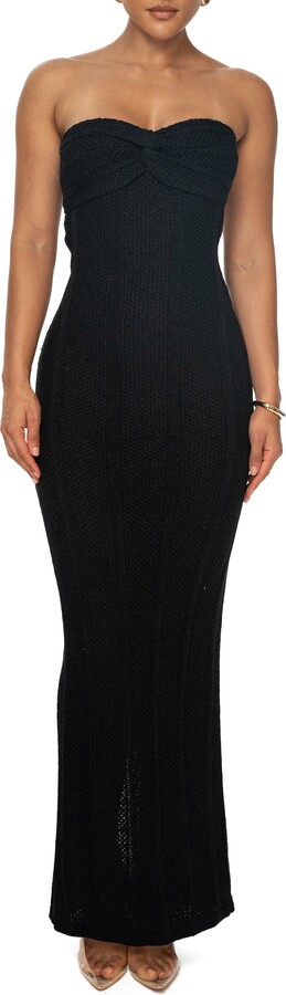 JLUXLABEL Blanca Strapless Knit Dress