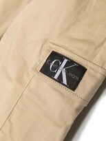 Thumbnail for your product : Calvin Klein Kids Logo-Patch Cargo-Trousers