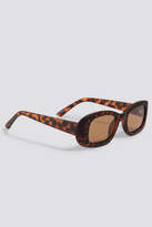 Thumbnail for your product : Na Kd Accessories Retro Rectangular Sunglasses Tortoise