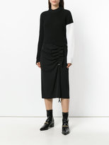 Thumbnail for your product : Cédric Charlier contrast sleeve jumper