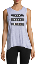 Thumbnail for your product : Betsey Johnson Run Play Rose Muscle Tank