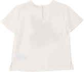 Thumbnail for your product : Dolce & Gabbana Fox Embroidered Silk Crepe T-Shirt
