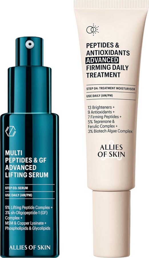 ALLIES OF SKIN Advanced Growth Factor Lifting Serum & Moisturizer Duo (Worth $313)