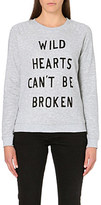 Thumbnail for your product : Zoe Karssen Wild Hearts jersey sweatshirt