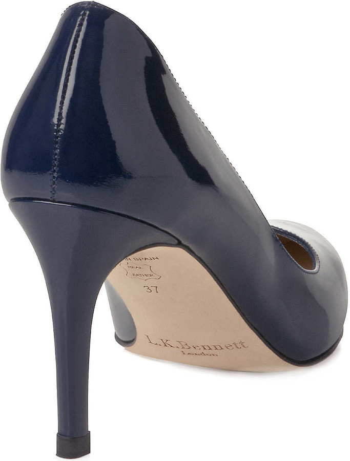 Navy Patent Heels | Shop the world's largest collection of fashion |  ShopStyle Australia