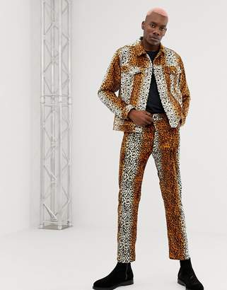 Reclaimed Vintage inspired leopard printed jacket