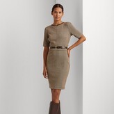 Thumbnail for your product : Lauren Ralph Lauren Ralph Lauren Houndstooth Double-Knit Jacquard Dress