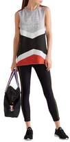 Thumbnail for your product : P.E Nation Raserback Printed Color-Block Cotton-Terry Top