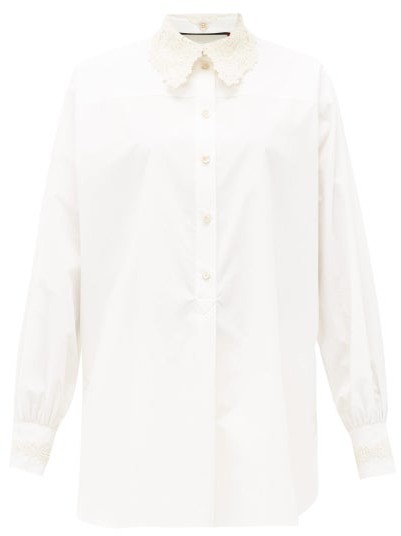 gucci white blouse