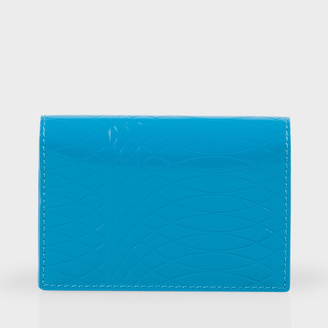 Paul Smith No.9 - Turquoise Patent Leather Credit Card Wallet