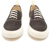 Thumbnail for your product : Common Projects Article Low Top Nubuck Trainers - Mens - Black