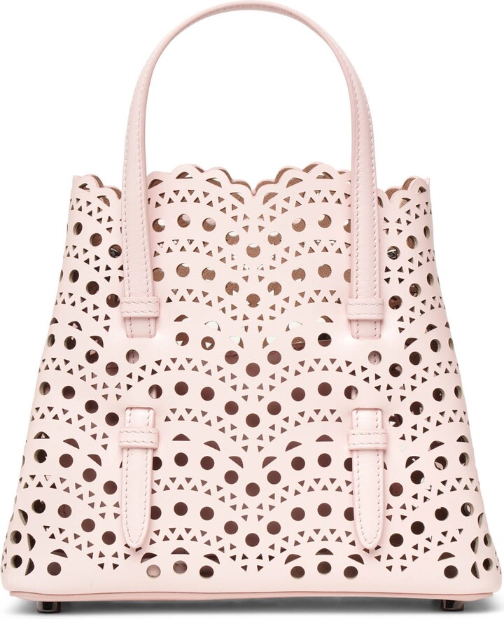 上品な存在感☆ ALAIA Mina 20 vienne vague brown tote bag Alaïa | Mina 20 vienne vague cendre tote bag | Savannahs