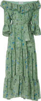 Thumbnail for your product : Altuzarra Helden Off-the-Shoulder Ruffle Silk Dress