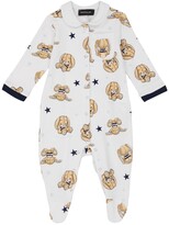 Thumbnail for your product : MonnaLisa Baby printed cotton onesie