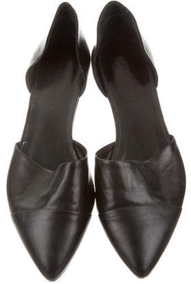 Jenni Kayne Pointed-Toe Leather Flats