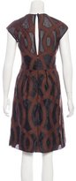 Thumbnail for your product : Lela Rose Patterned A-Line Dress