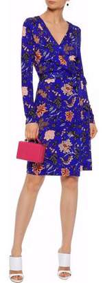 Diane von Furstenberg Julian Floral-Print Silk-Jersey Wrap Dress