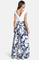 Thumbnail for your product : Aidan Mattox Print Gown