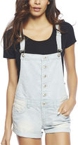 Thumbnail for your product : Wet Seal Blue Asphalt Scratched Shortall