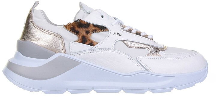 D.A.T.E Fuga Leopard Sneakers - ShopStyle