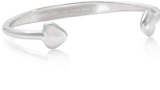 Tales From The Earth Best Friends Personalised Silver Story Bangle
